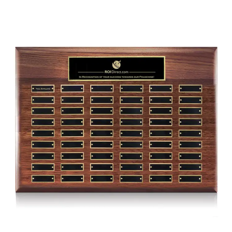 Plaque perpétuelle Sedgewick - Noyer - 54 plaquettes 15 x 21 po