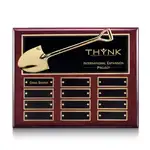 Plaque perpétuelle Shovel - Bois de Rose - 12 plaquettes 9 x 12 po