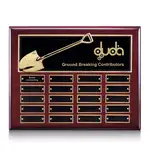 Plaque perpétuelle Shovel - Bois de Rose - 20 plaquettes 10.5 x 13 po