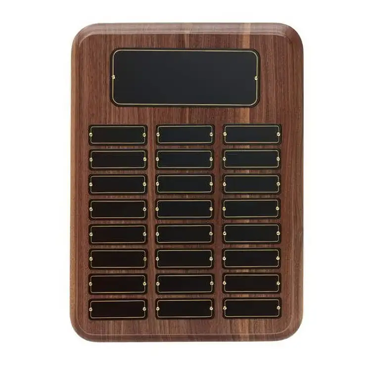 American Walnut Perpetual - Black/Walnut - 24 Plates 11 x 15 in