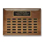 Plaque perpétuelle en noyer américain - Noyer - 36 plaquettes 21 x 15 po