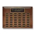 Plaque perpétuelle en noyer américain - Noyer - 48 plaquettes 21 x 15 po