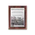 Plaque photo sur métal - Fini noyer 7 x 9 po