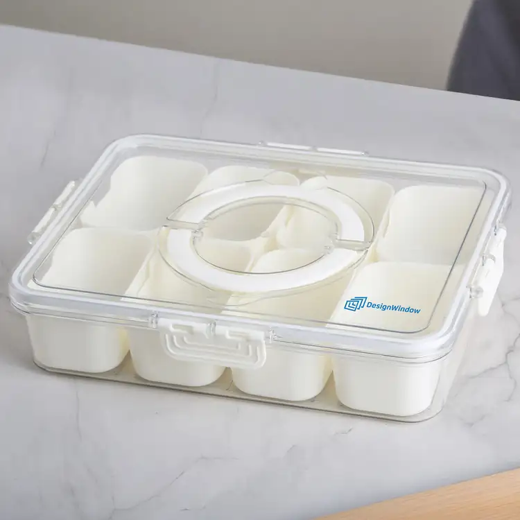 Charcuterie-To-Go Compartment Snack Tray #2