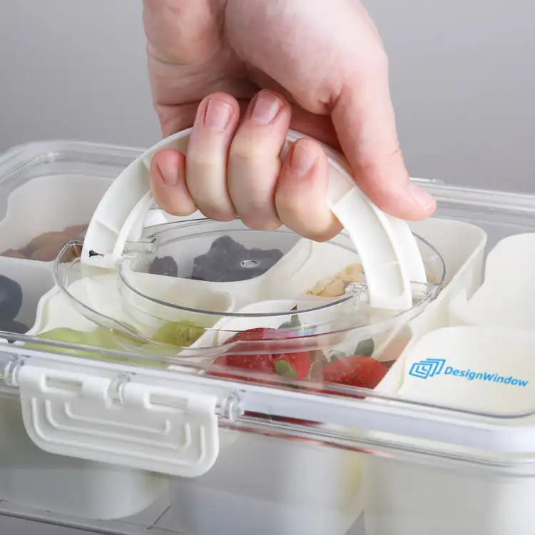 Charcuterie-To-Go Compartment Snack Tray #3