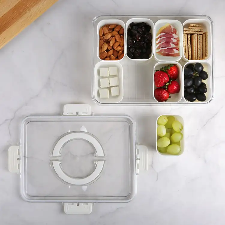 Charcuterie-To-Go Compartment Snack Tray #5
