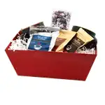 Gift Tray with 12 oz Two-Tone Mugs and Tootsie Rolls