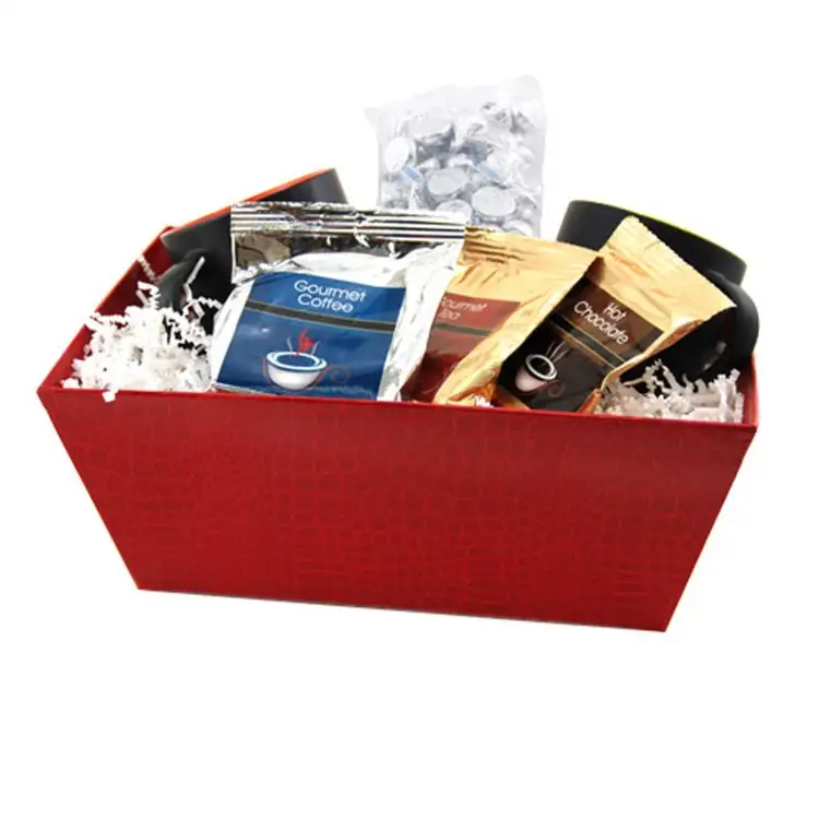 Gift Tray with 12 oz Two-Tone Mugs and Hershey Kisses #2