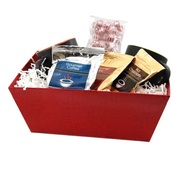 Gift Tray with 12 oz Two-Tone Mugs and Starlight Mints
