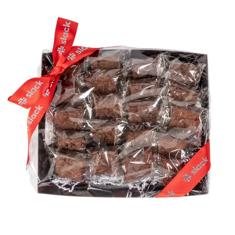 Plateau-cadeau de 20 brownies Fresh Beginnings