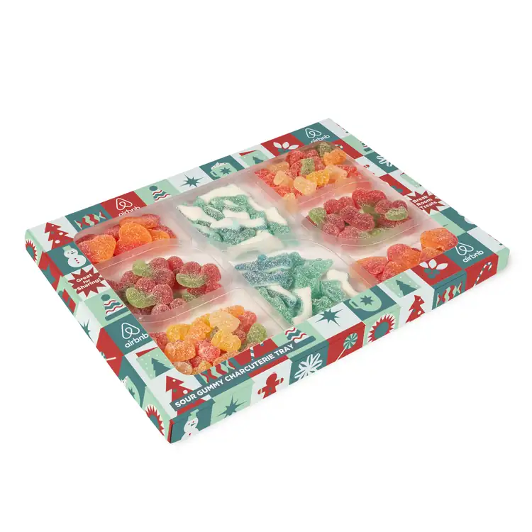 Sour Gummy Charcuterie Tray in Custom Box #2