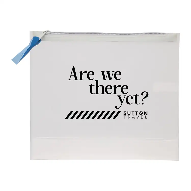 Pochette de voyage Wander & Roam transparente