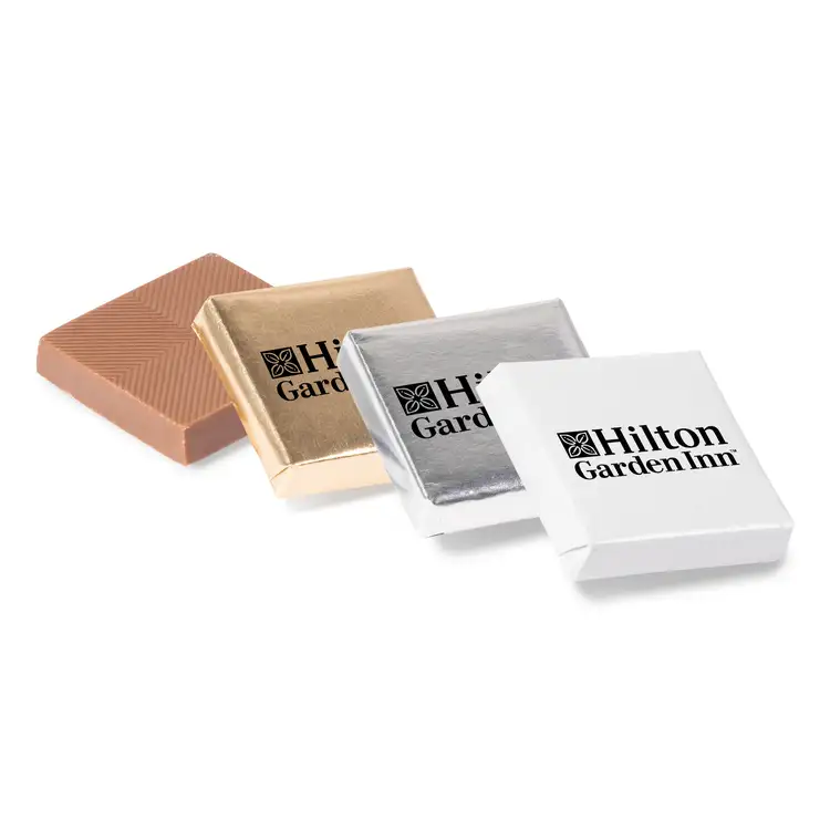 Velour Pouch with Chocolate Squares #2