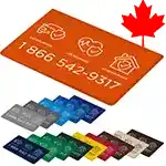 Vinyl Wallet Liability & Registration Holder