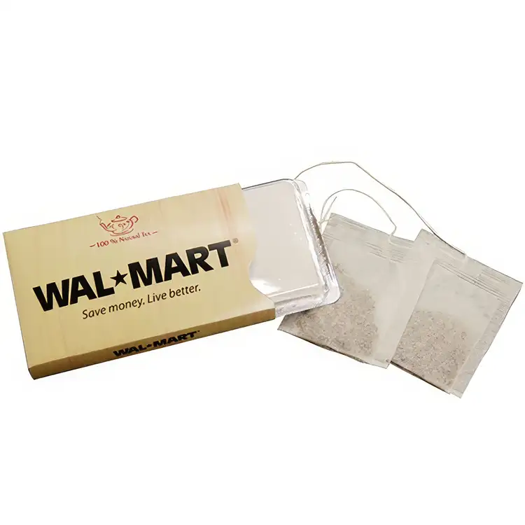 Pochette imprimée avec 2 sachets de thé Lipton