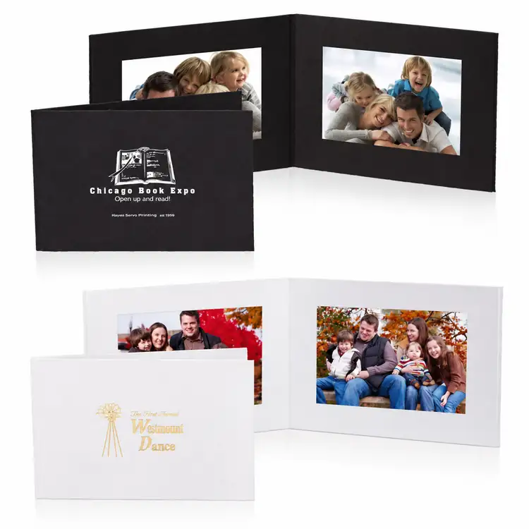 Perkins Double Portrait Folder for Photo 4" x 6" - Horizontal