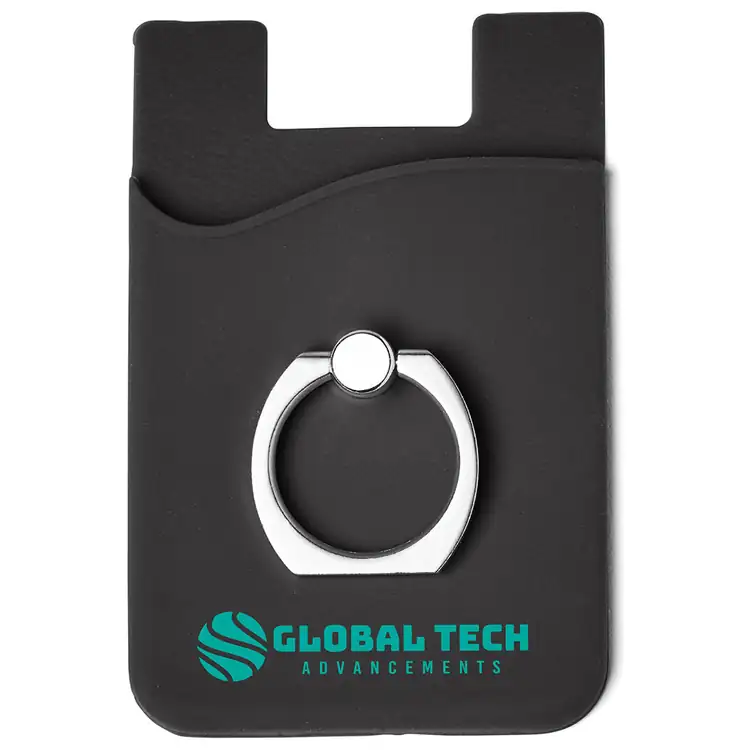 Silicone Phone Pocket with Ring Stand #2