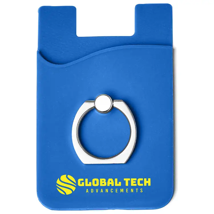 Silicone Phone Pocket with Ring Stand #3