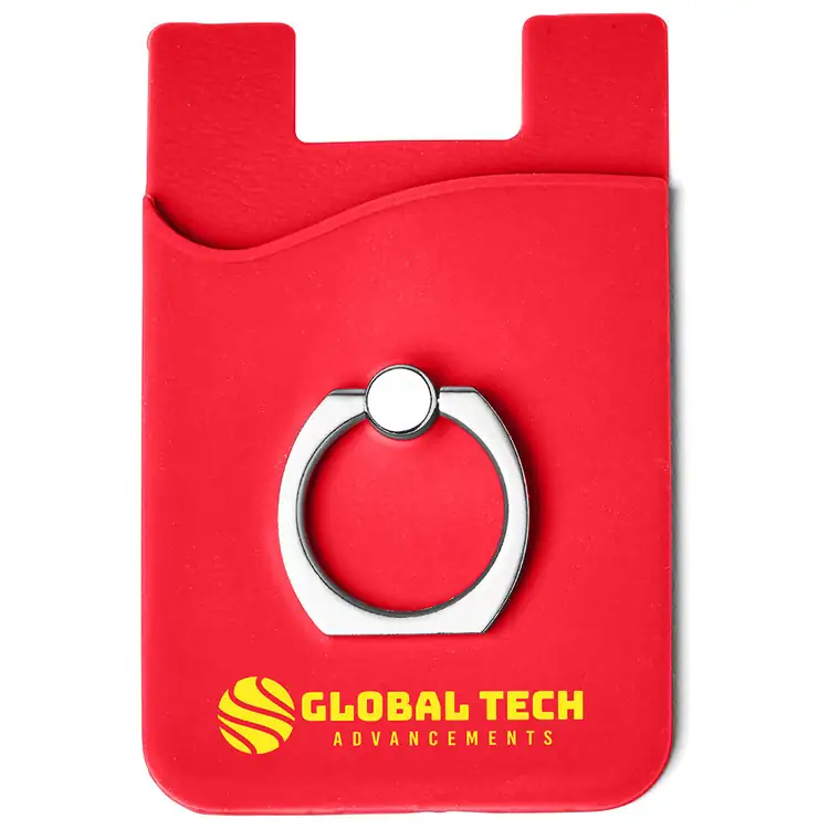 Silicone Phone Pocket with Ring Stand #5