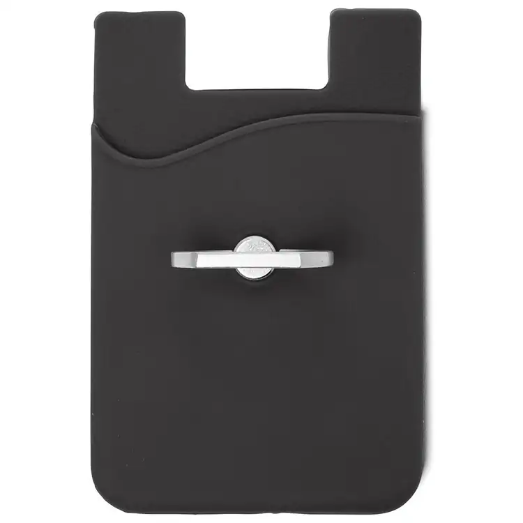Silicone Phone Pocket with Ring Stand #9