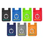 Silicone Phone Pocket with Ring Stand