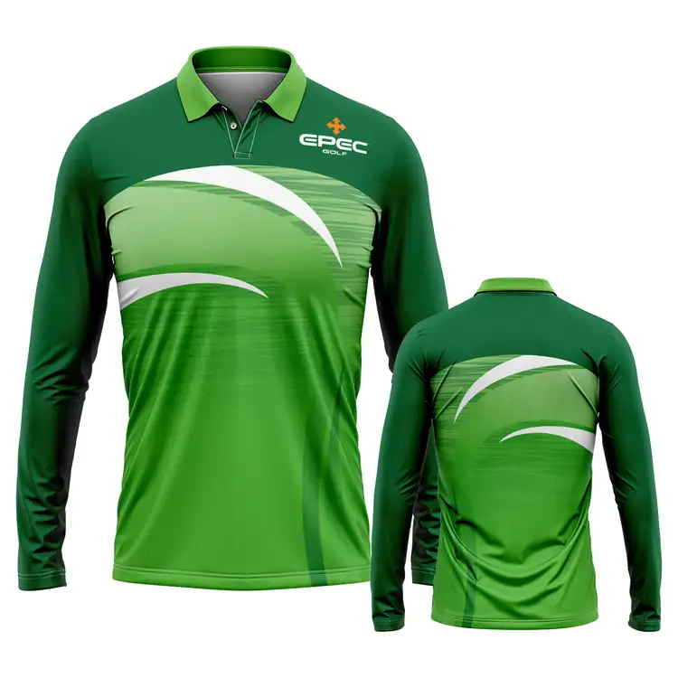 Men’s Sublimated Long Sleeve Polo #2