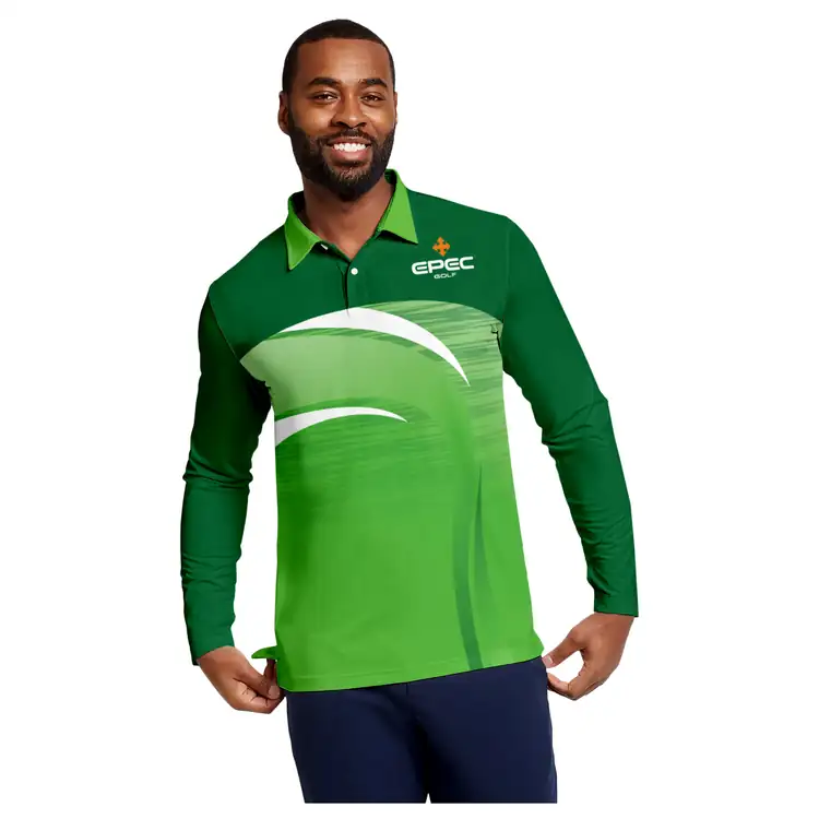 Men’s Sublimated Long Sleeve Polo