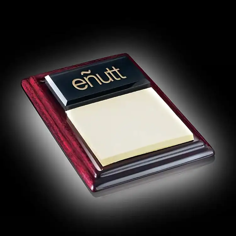 Albion Wood Noteholder with Black Finish