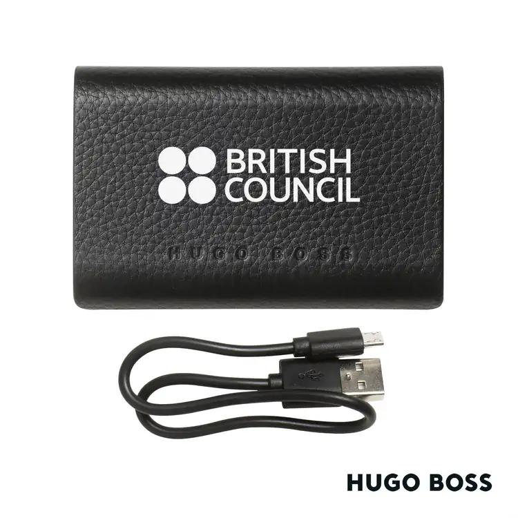 Porte-cartes Hugo Boss Storyline avec batterie externe