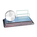 Sommerville Business Card Holder with Clear Globe