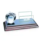 Sommerville Business Card Holder with Clear Apple