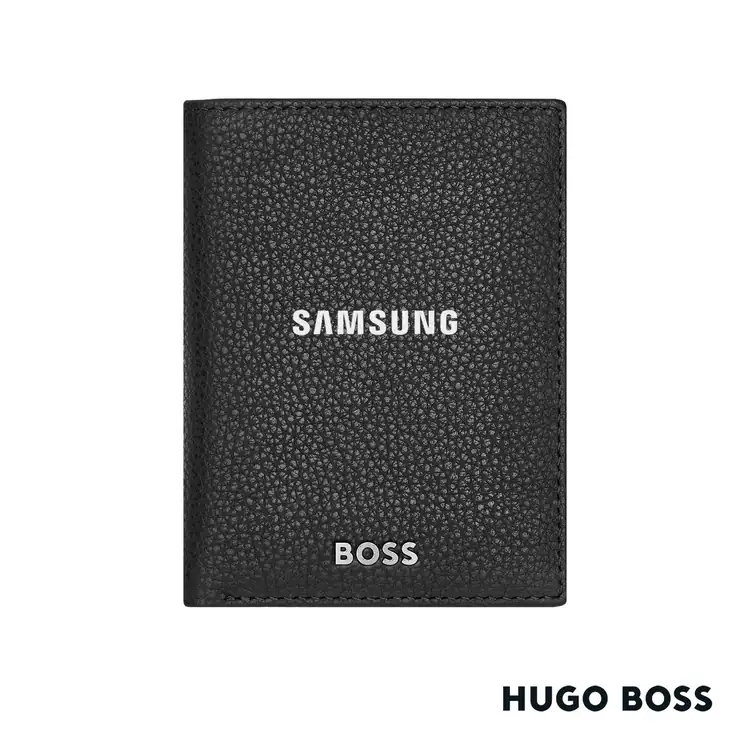 Hugo Boss Classic Grained Trifold Card Holder #2