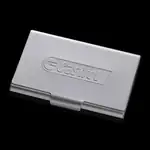 Fischer Embossed Stainless Steel Business Card Holder