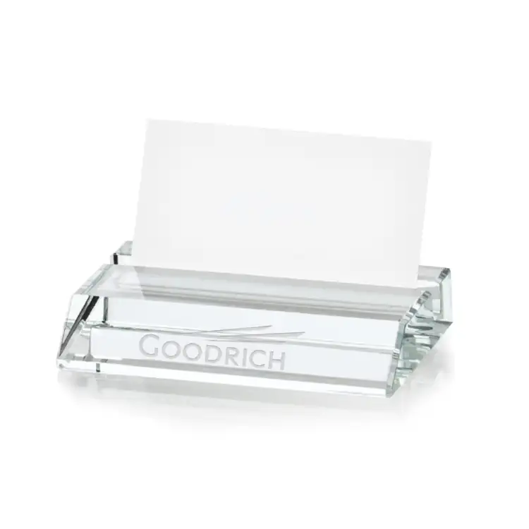 Greenwich Optical Crystal Business Card Holder