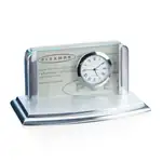 Moreland Business Card Holder with Clock