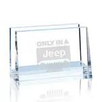 Sylvan Optical Crystal Business Card Holder