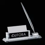 Symington Business Card Holder with Pen Holder