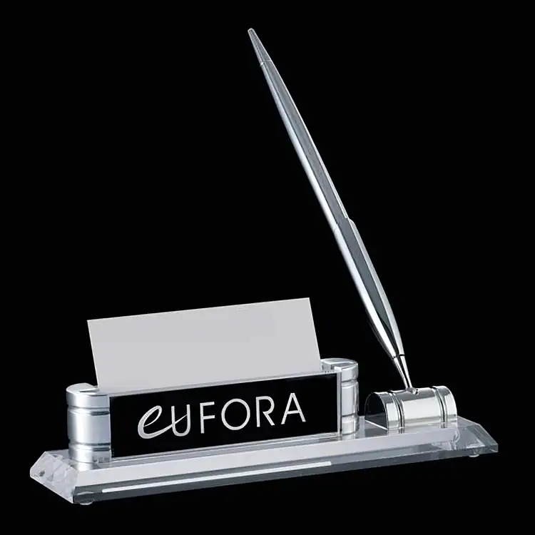 Symington Business Card Holder with Pen Holder