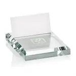 Wiltshire Optical Crystal Business Card Holder - Deep Etch