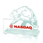 Jade Glass Bear Business Card Holder