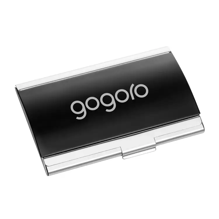 Dawlings Curved Stainless Steel Business Card Holder #2