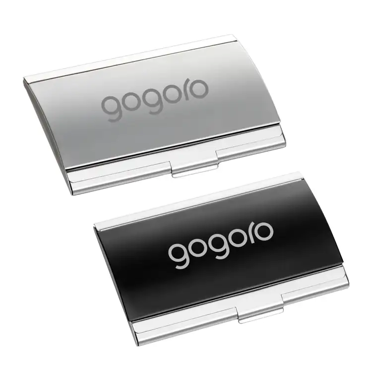 Dawlings Curved Stainless Steel Business Card Holder