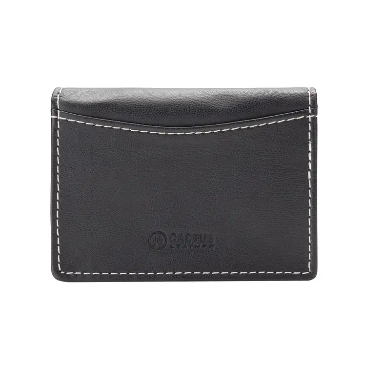Aarau Cactus Leather Business Card Holder & Wallet #2