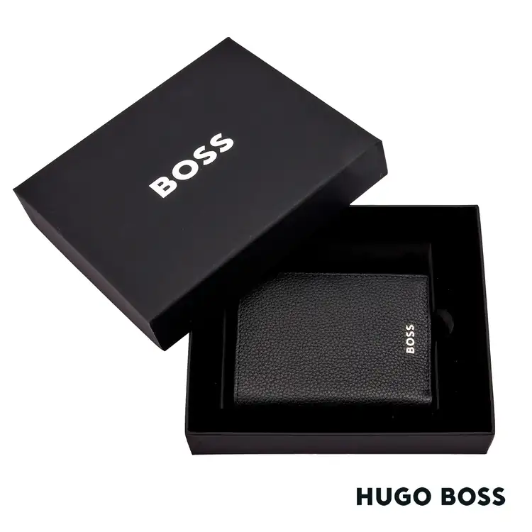 Hugo Boss Classic Grained Folding Card Holder #10