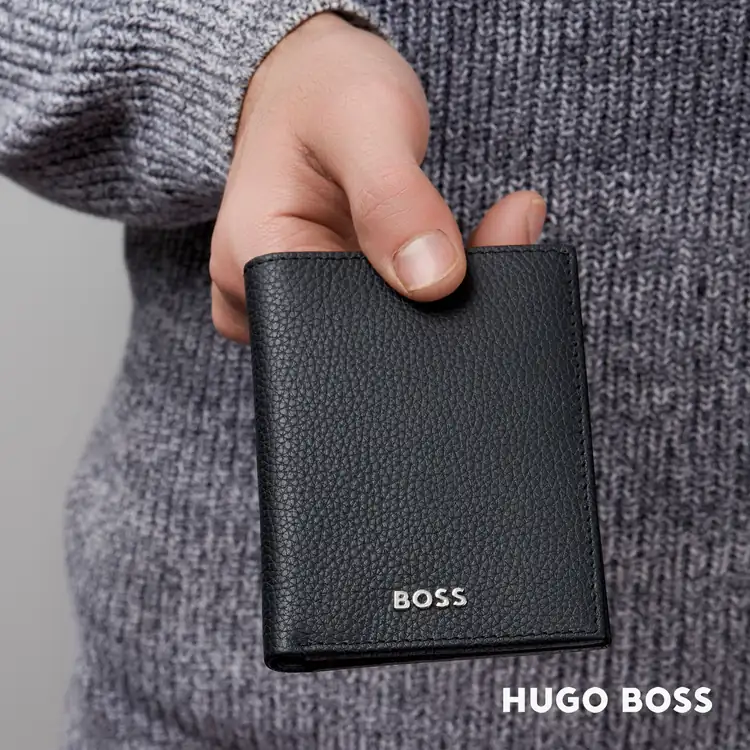 Hugo Boss Classic Grained Folding Card Holder #6