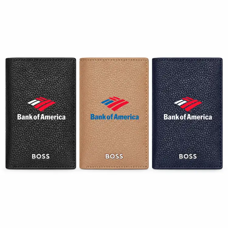 Hugo Boss Classic Grained Folding Card Holder