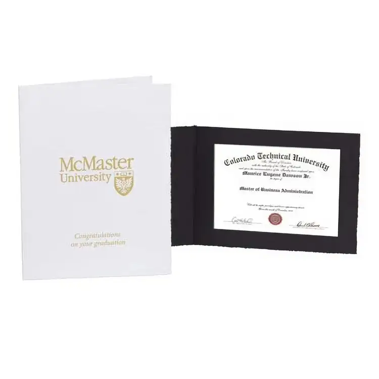 Porte-certificat Roxbury - Horizontal
