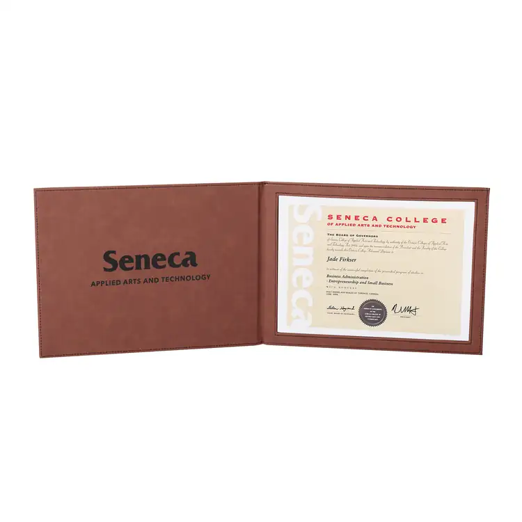 Leatherette Certificate Holder #14