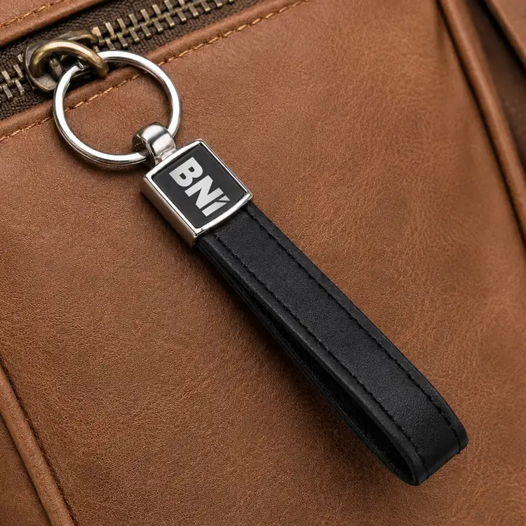 Aubert Keychain with Silver Accents #4