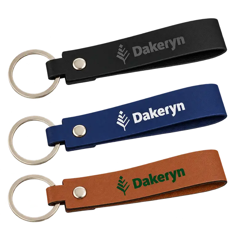 Sam Vegan Leather Strap Keychain